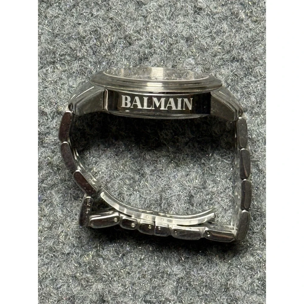 Balmain Watch Madrigal Chronograph Quartz Mens Silver Dial 44mm 5341